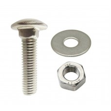 M5 x 40mm A2 Stainless Coach Bolts Pack of 10
